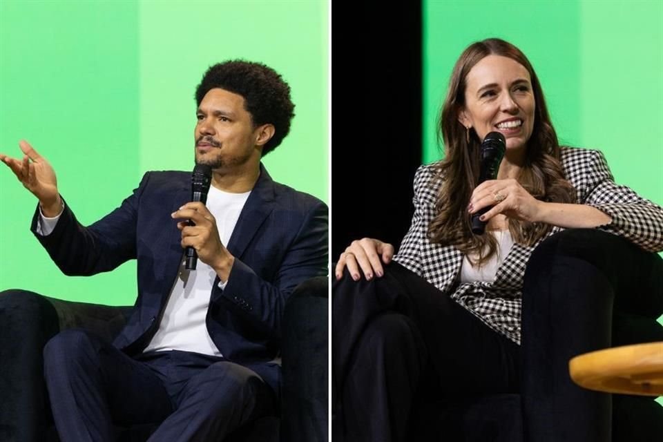 Jacinda Ardern y Trevor Noah debaten sobre el liderazgo en la era de la IA: empatía, transparencia y adaptación como claves del futuro.