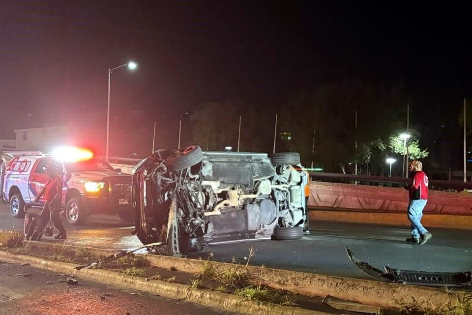 El accidente ocurrió alrededor de la 1:20 horas.