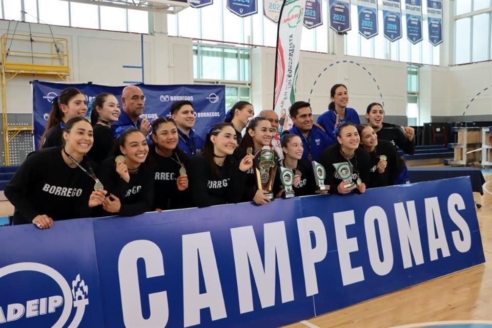Borregos Monterrey Femenil se coronó en el voleibol de la CONADEIP.