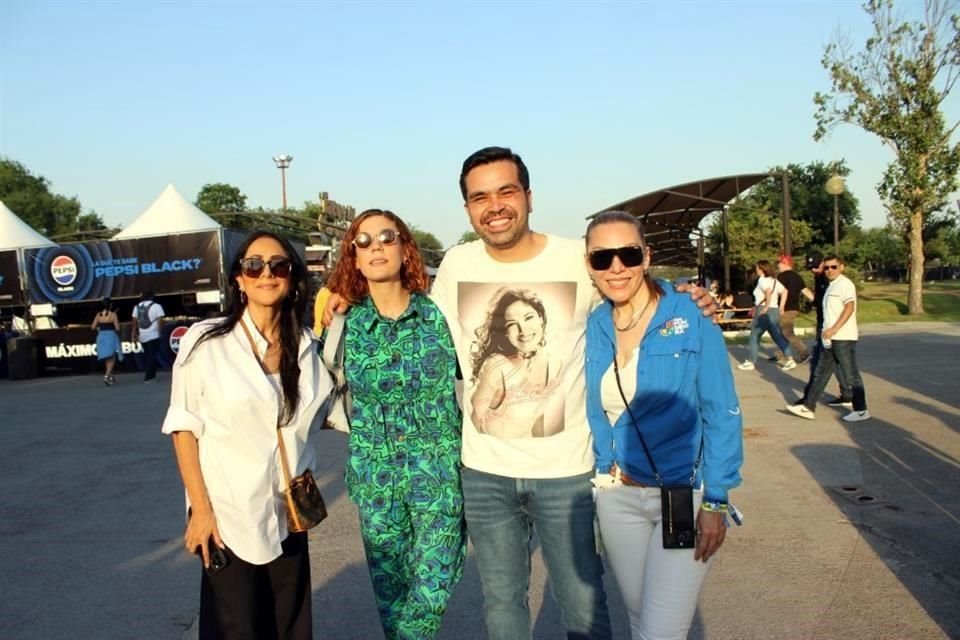 Paloma Franco, Sara Aguilar, Jorge Álvarez Máynez y Vero Villarreal