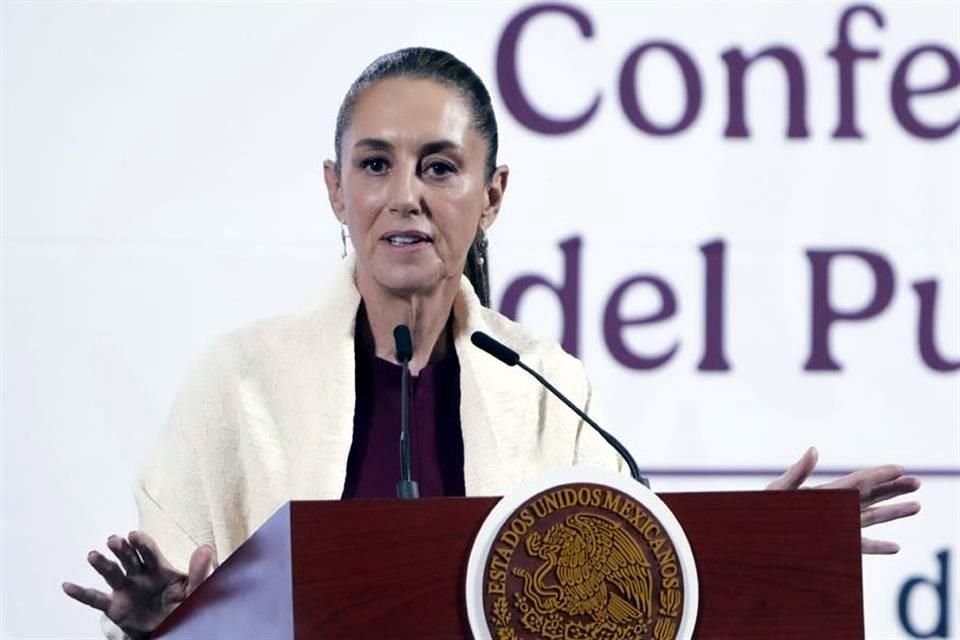 La Presidenta fue cuestionada sobre el tema en su conferencia de este martes en Palacio Nacional.