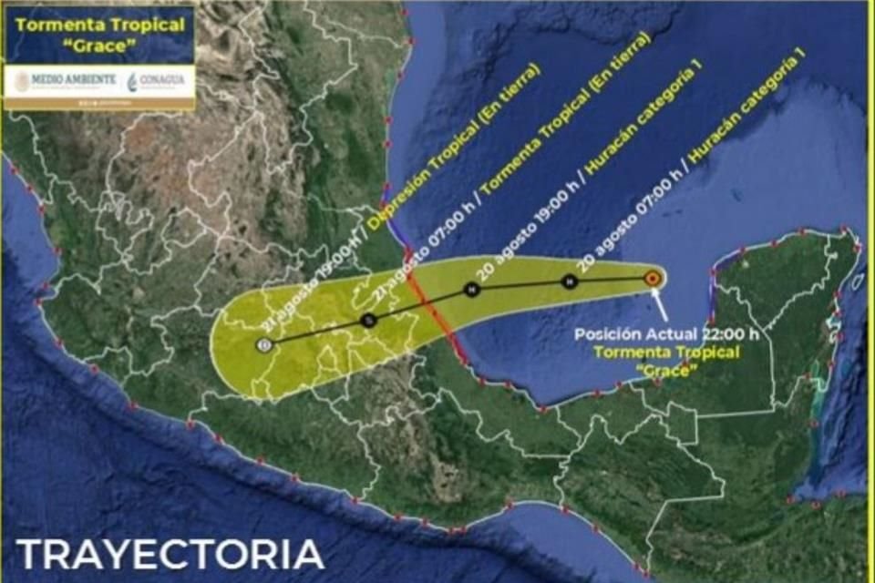 Se prevé que toque tierra la noche de este viernes convertido en huracán categoría 1. 