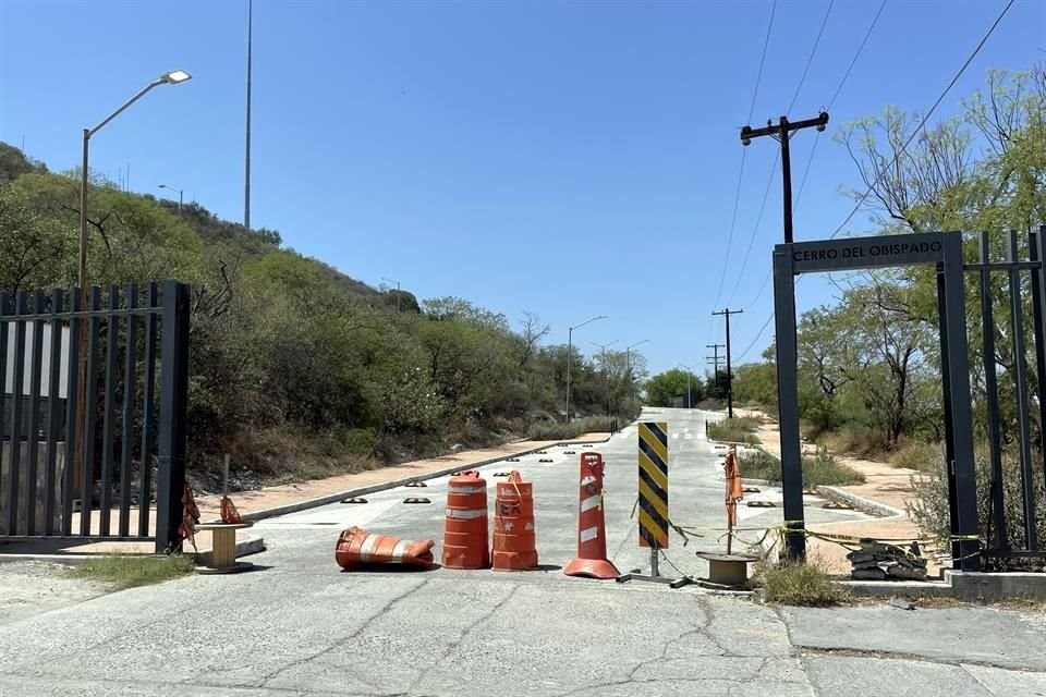 Las obras que realiza el municipio de Monterrey en la zona del Obispado tienen cinco meses de retraso.
