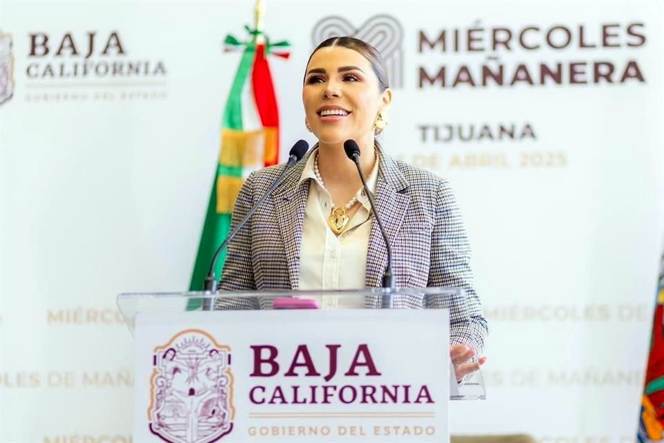 Marina del Pilar Ávila, Gobernadora morenista de Baja California.