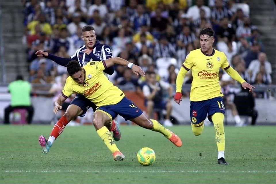Fue difícil marcarle un gol a la defensiva del América, la menos goleada del torneo.