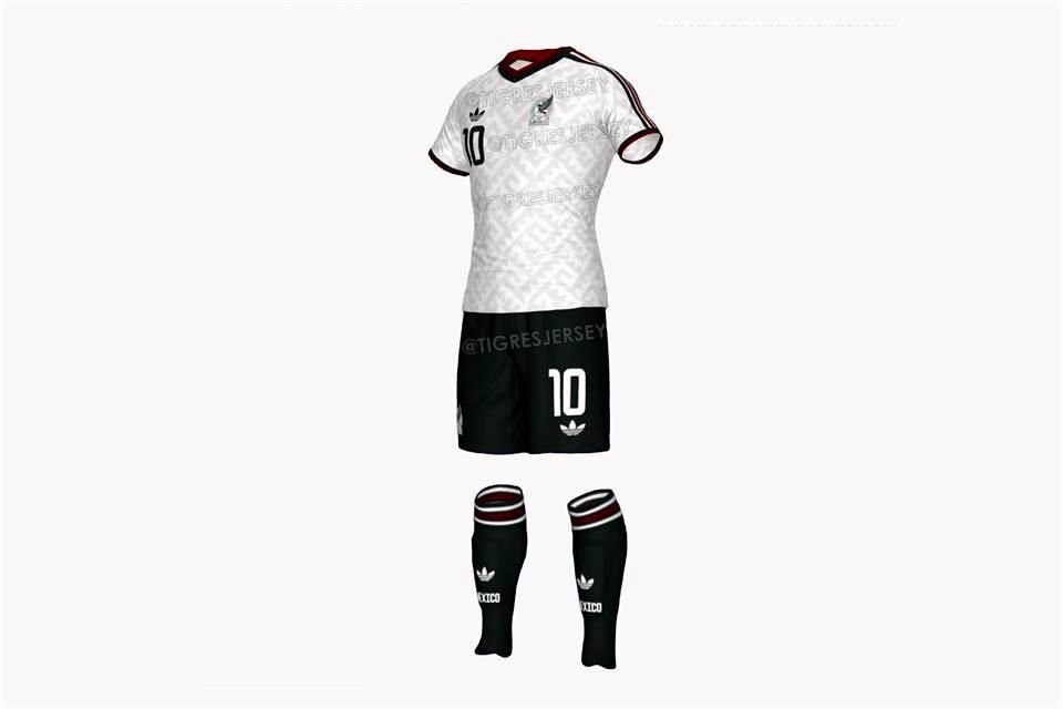 Así vestiría la Selección Mexicana en sus juegos como visitante.