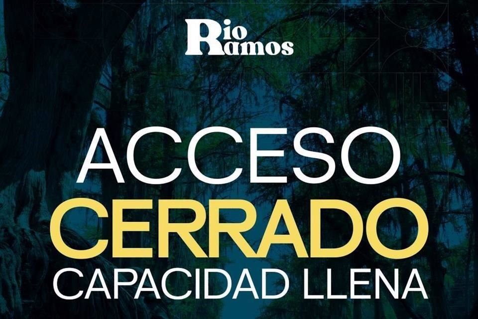 Ante la alta afluencia de visitantes por periodo vacacional de Semana Santa, el Municipio de Allende cierra el acceso al Río Ramos.