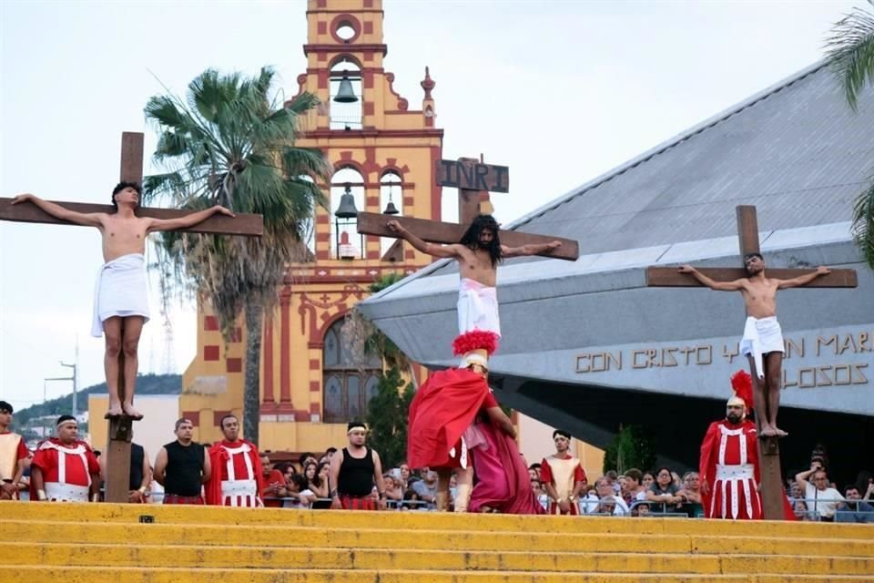 Viacrucis de la basílica de Guadalupe.