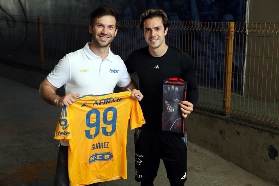 Dani Suárez (izq.) y Sebastián Córdova.