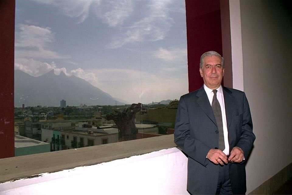 En su primera visita a Monterrey, en 1997.