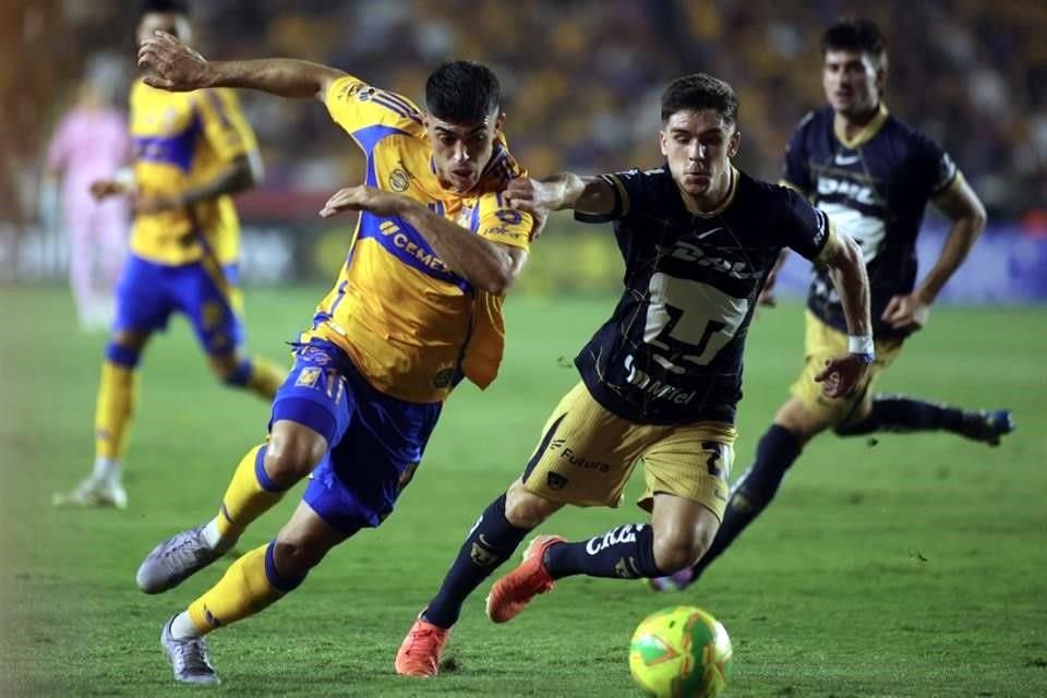 Juan Brunetta se mostró muy incisivo en el ataque del equipo de la UANL.