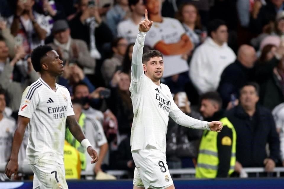 Federico Valverde sacó un impresionante derechazo que definió el 1-0 en el Santiago Bernabéu.
