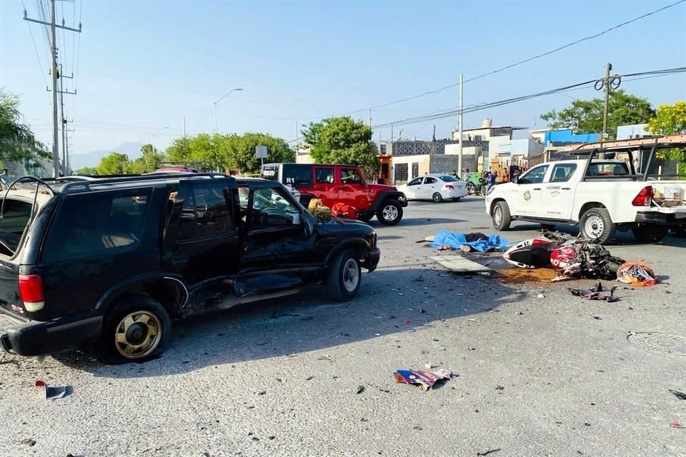 El accidente fue reportado a las 16:30 horas en la Avenida San Miguel en su cruce con Avenida Del Río, en la Colonia Villas de San Francisco.