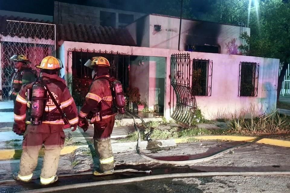 La casa se encontraba sola, ya que la familia está de vacaciones.