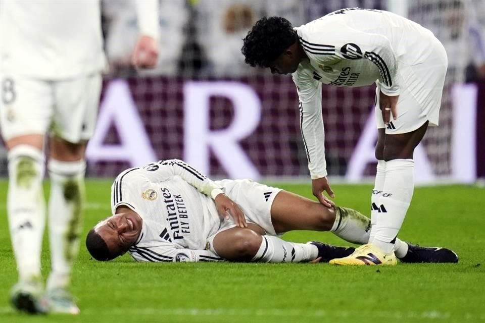 Mbappé se lastimó en la Vuelta de Cuartos de la Champions.