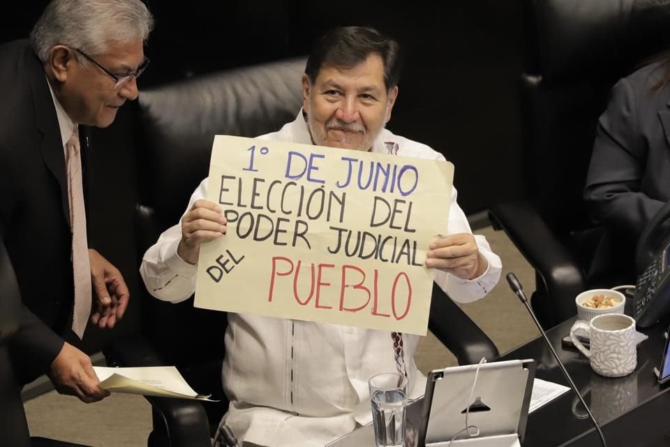 EL presidente del Senado, Gerardo Fernández Noroña, aseguró que existen varios candidatos a cargos en el Poder Judicial defensores del crimen organizado, dichos que condenó la JUFED.