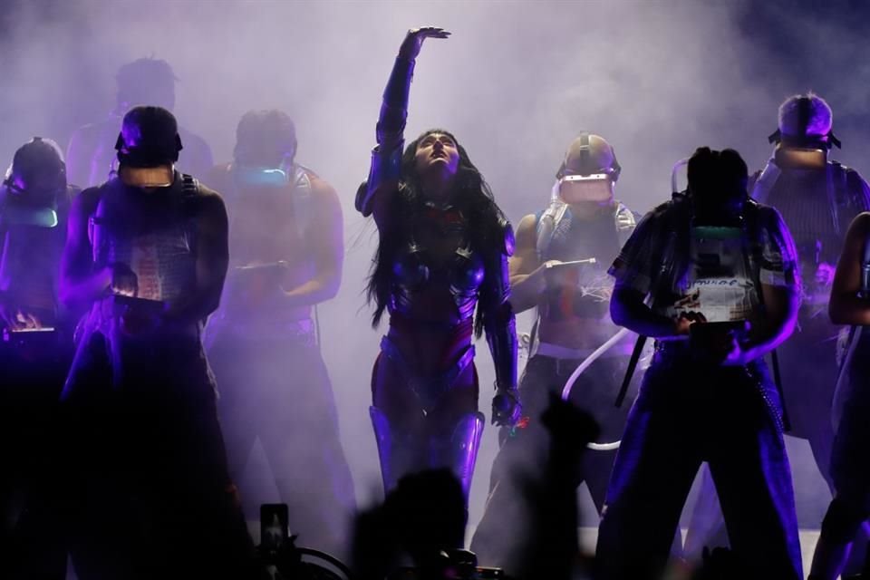 Todo su equipo estuvo en sintonía con la propuesta visual.