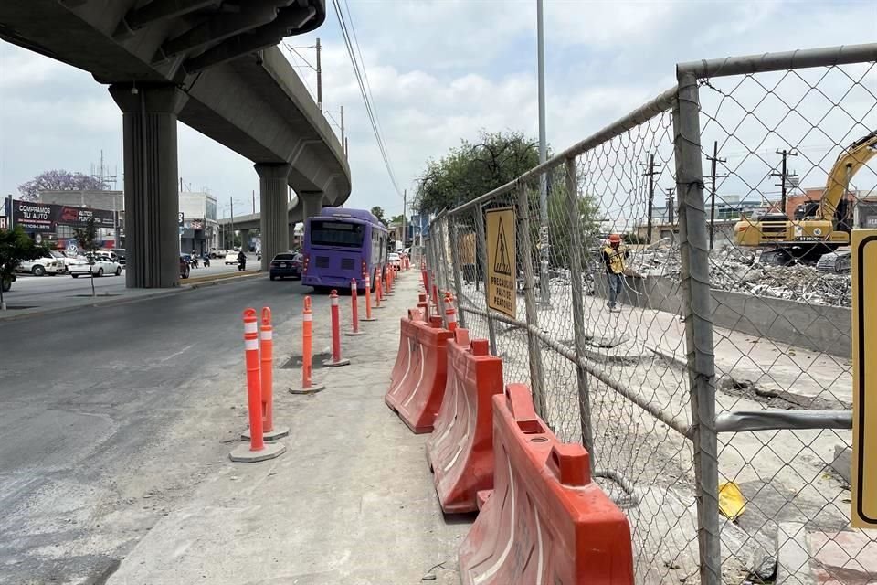  En el sitio donde se estaban dos locales, se construirá un puesto de control para las Líneas 4 y 6.
