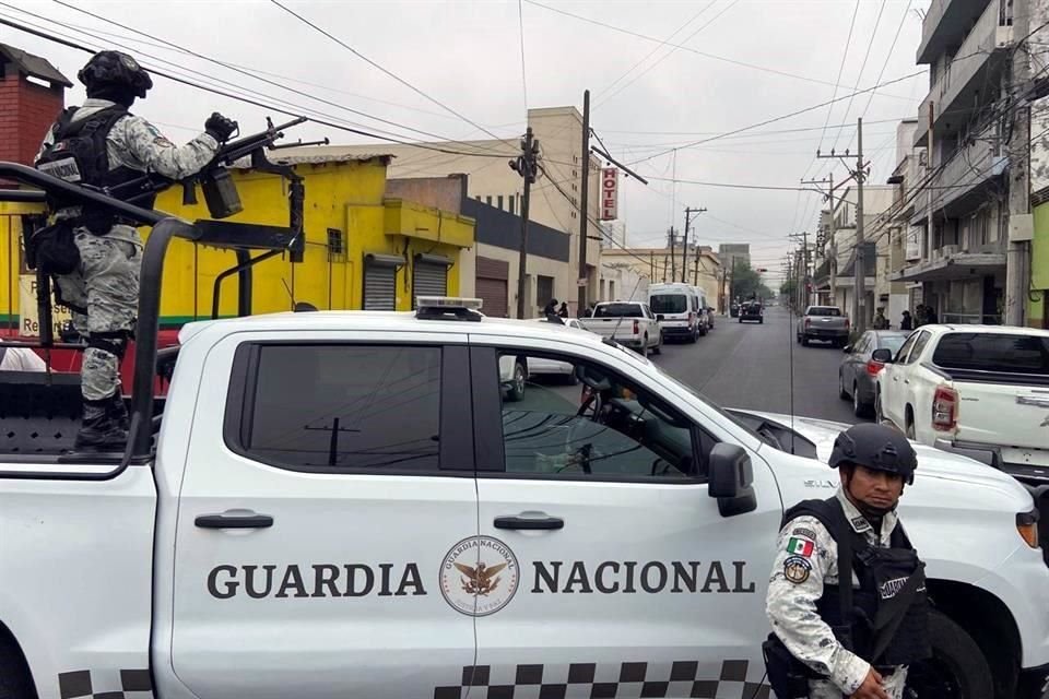 Las acciones del INM son apoyadas por personal del Ejército Mexicano y de la Guardia Nacional.