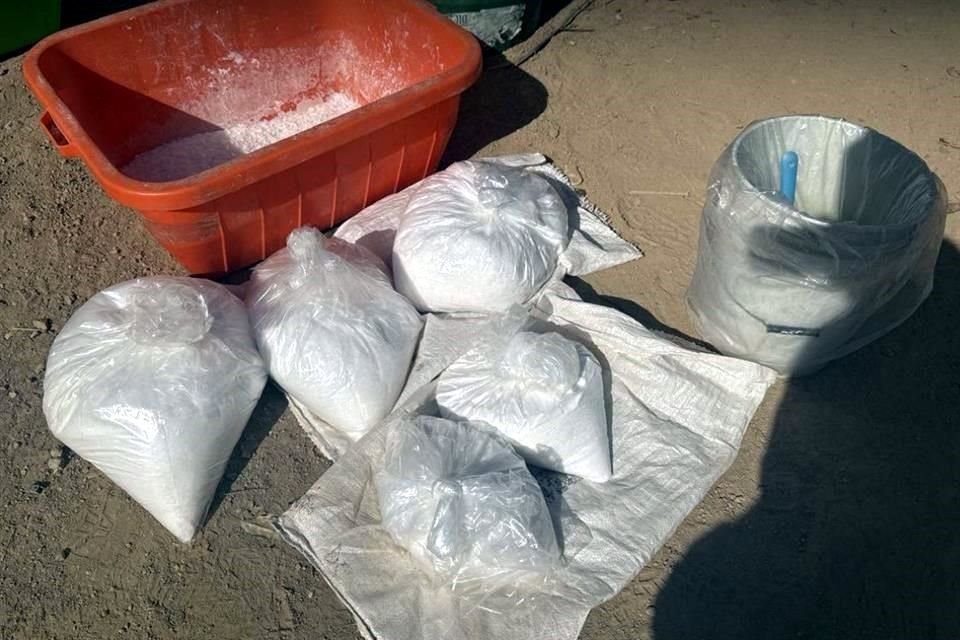 La droga fue destruida en el sitio del aseguramiento.