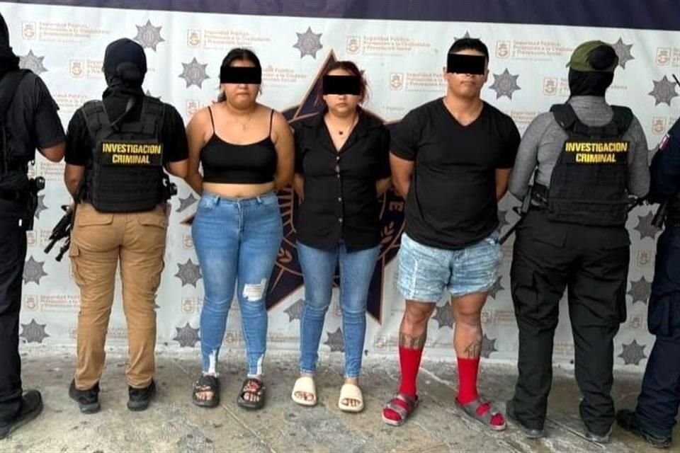 Cindy, de 27 años, Johana, de 22 y Wilfredo, de 29.