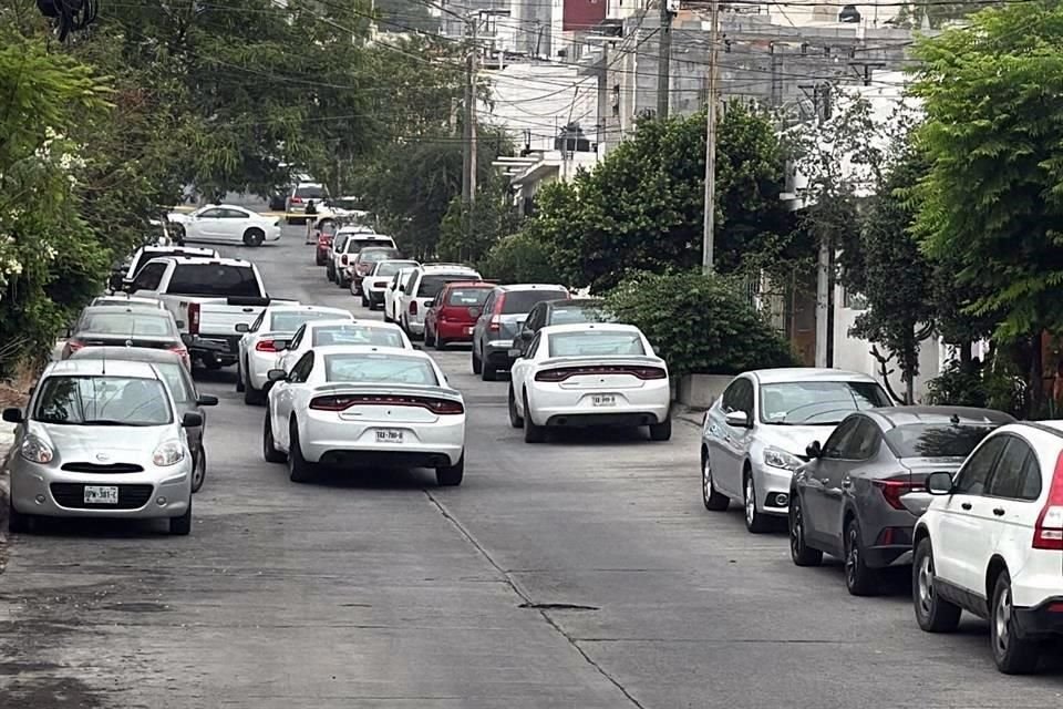 El despliegue fue reportado cerca de las 6:00 horas en la calle Cañón de San Cristóbal, en la Colonia Las Sombrillas.