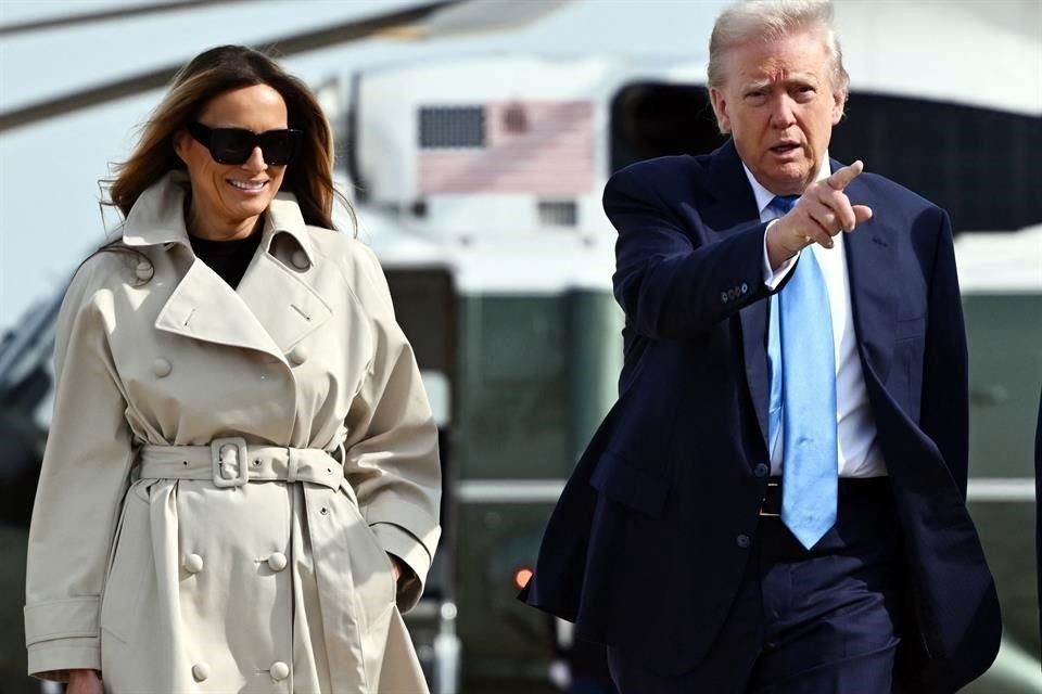 Melania Trump tendrá una cena en el Air Force One en vez de un regalo de cumpleaños.