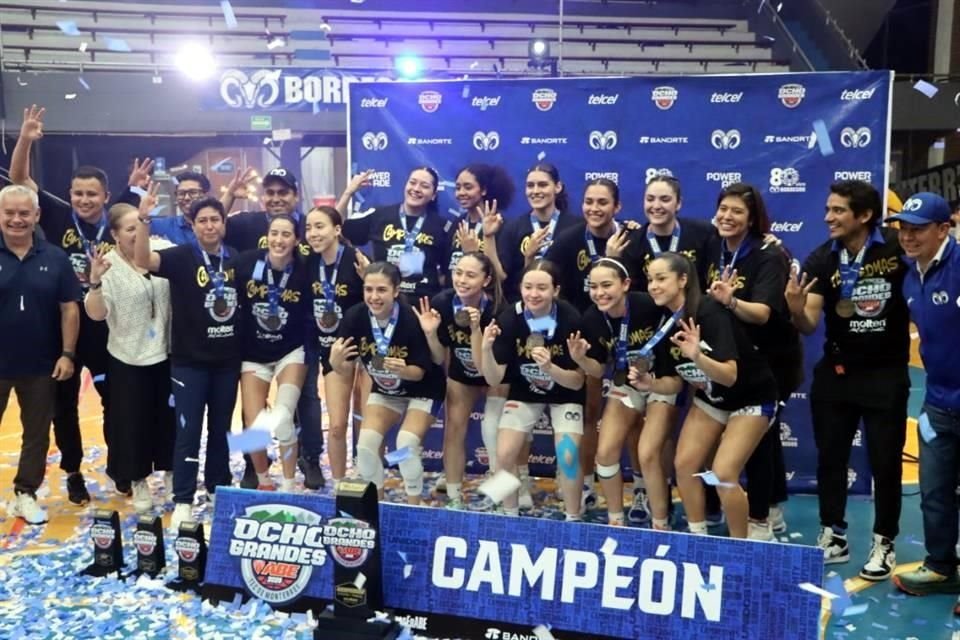 Las Borreguitas del Tec de Monterrey lograron un histórico tricampeonato en la Liga ABE.