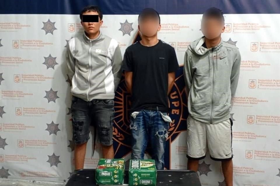 Kevin, de 19 años, y Dylan y Bruno, ambos de 17.