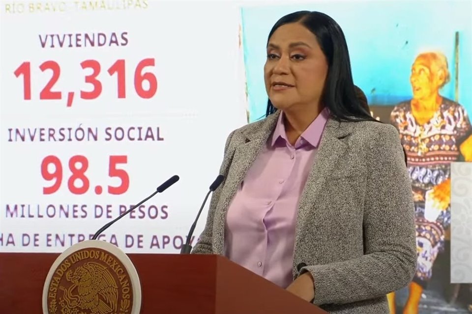 Los apoyos se destinarán a 12 mil 316 viviendas, informó la Secretaria de Bienestar.