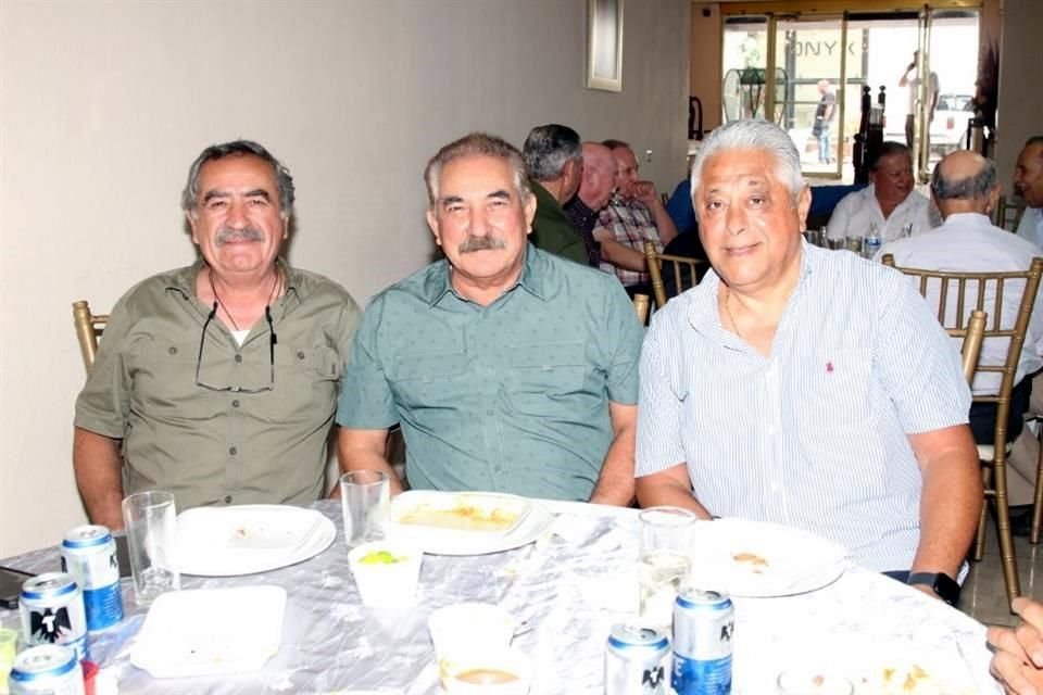 Jesús Ángel Garza Hernández, Mario Leal y Jesús Arellano
