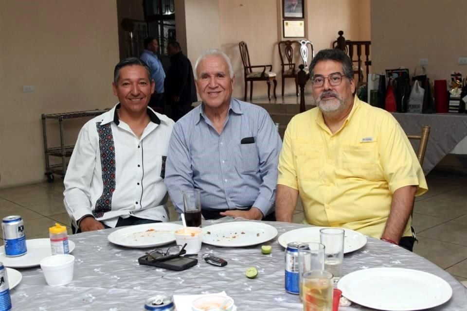 Francisco Chapa, Alejandro Tovar y Roberto Ramírez Villarreal