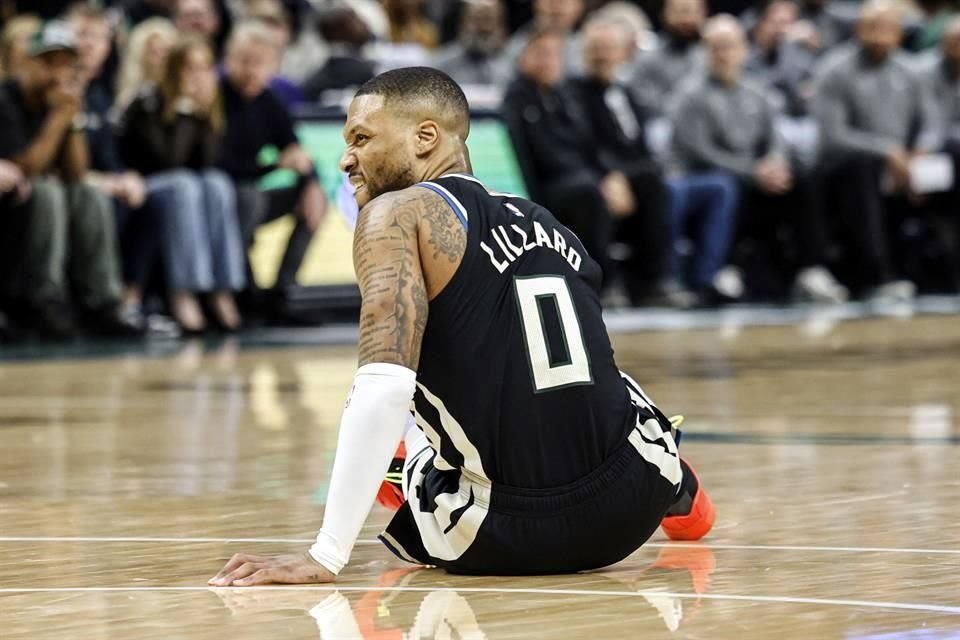 Damian Lillard se perderá el resto de los Playoffs de la NBA tras sufrir un desgarro en el tendón de Aquiles.