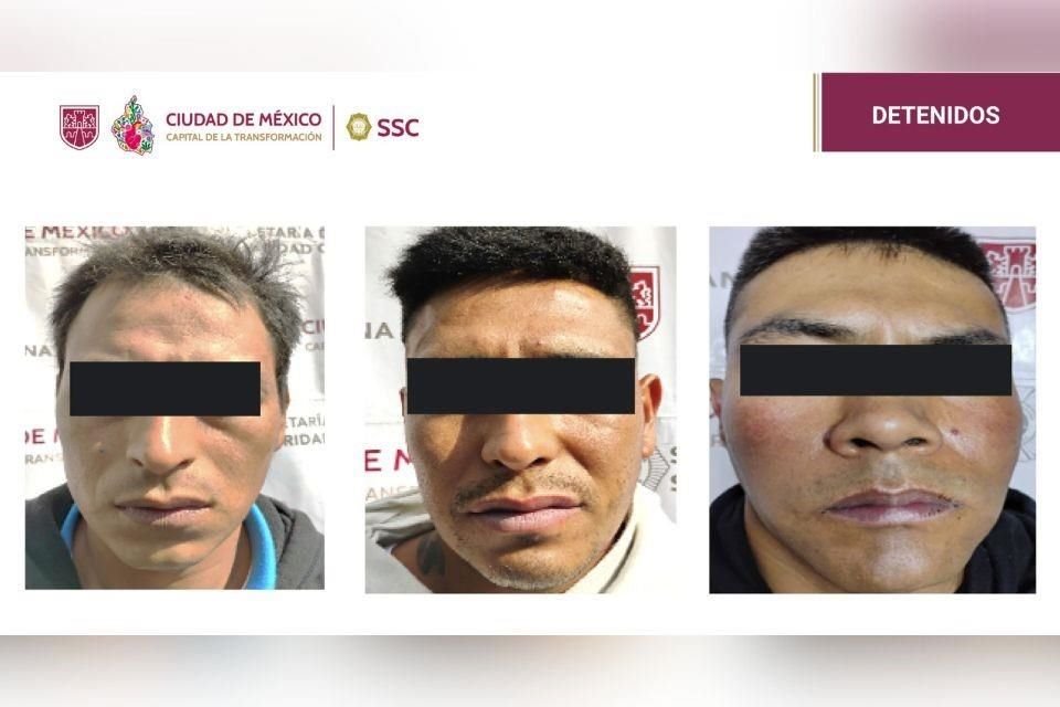 Un hombre fue detenido en la Colonia Chinampac de Juárez y dos más en la  Colonia Renovación por narcomenudeo