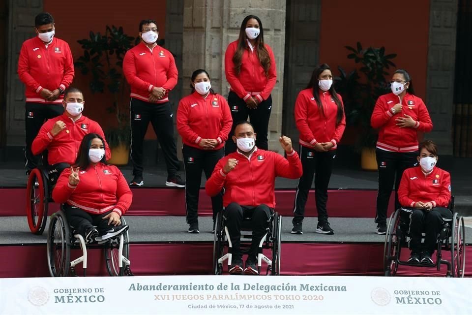 La delegación mexicana para los Juegos Paralímpicos está compuesta por 60 atletas.