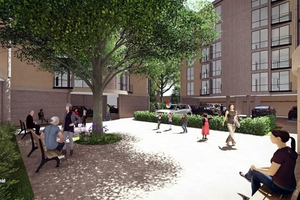 Cada departamento se proyectó en un espacio de 65 metros cuadrados, en los que habrá sala comedor, cocina, baño, balcón, dos recámaras, estancia y un cajón de estacionamiento.