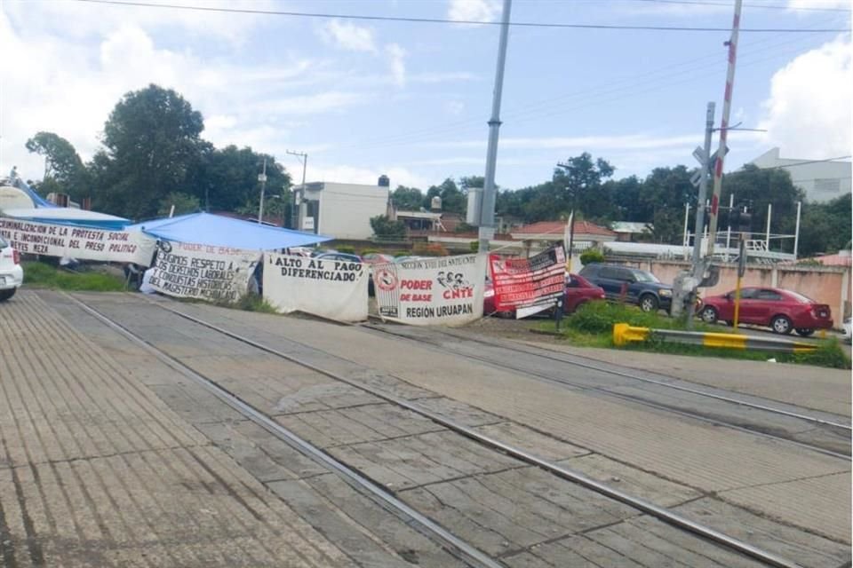 El bloqueo cumpliría 21 días el pasado sábado en la comunidad de Caltzontzin.