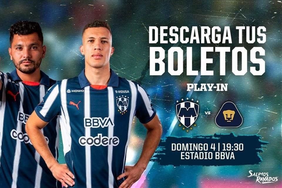 Los abonados de Rayados podrán ingresar gratis al partido ante Pumas en el Play-In.