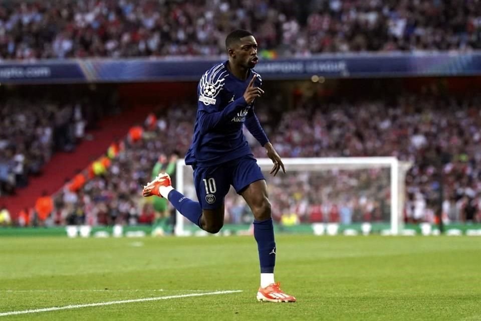 Dembélé anotó el único gol del partido.