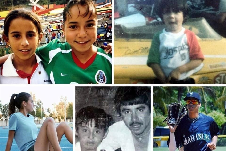 Con mucho cariño, los atletas mexicanos compartieron sus recuerdos del Día del Niño.