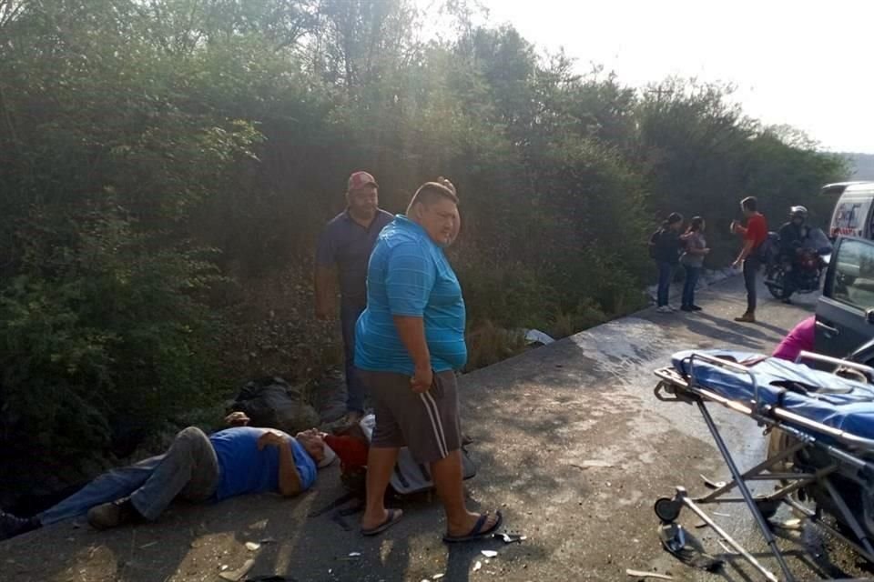 El percance fue reportado alrededor de las 7:25 horas.