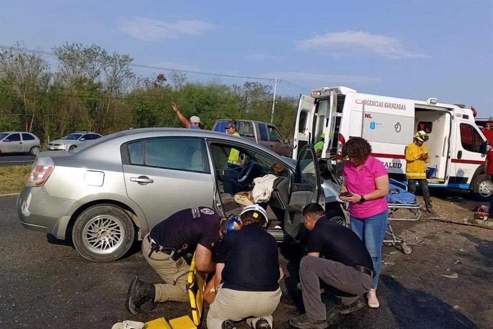 El percance fue reportado alrededor de las 7:25 horas.