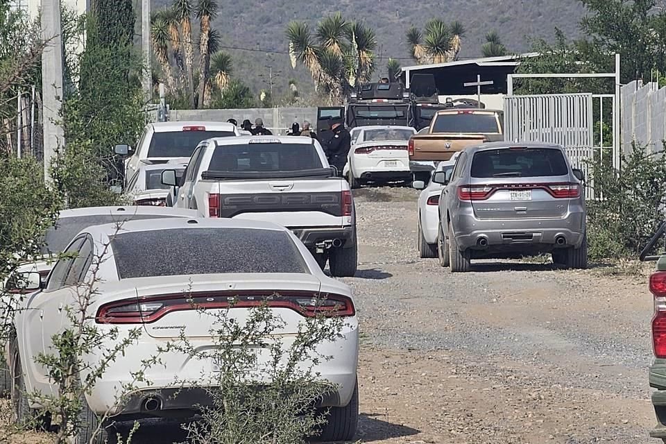 El operativo, en el que los agentes rastrearon el inmueble con binomios caninos, se llevó a cabo en la Quinta Lucero.