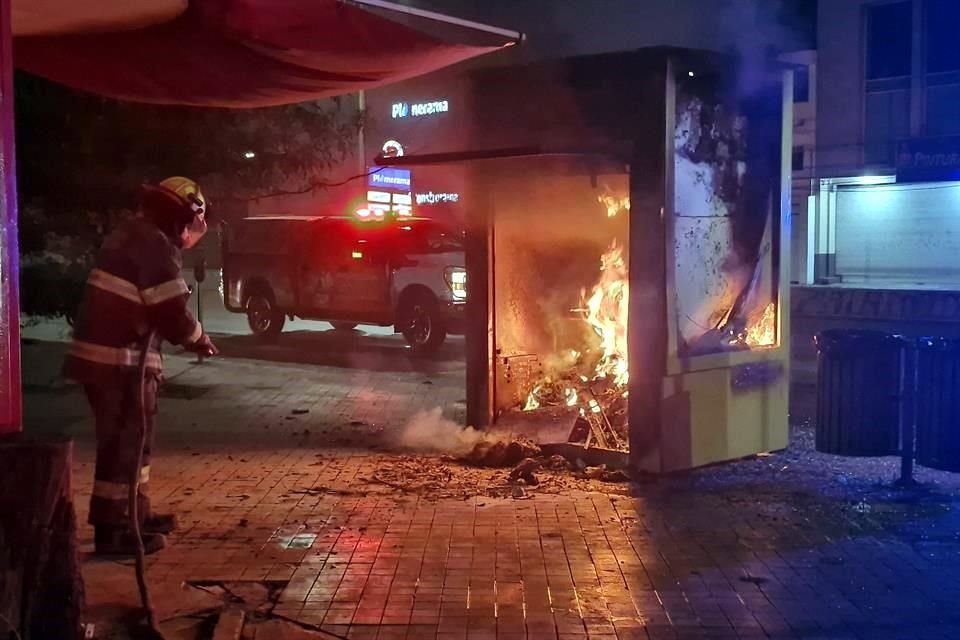 El siniestro se registró alrededor de las 0:30 horas.