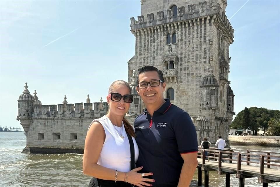Halya Rodríguez y Homero Delgado, en Lisboa, Portugal