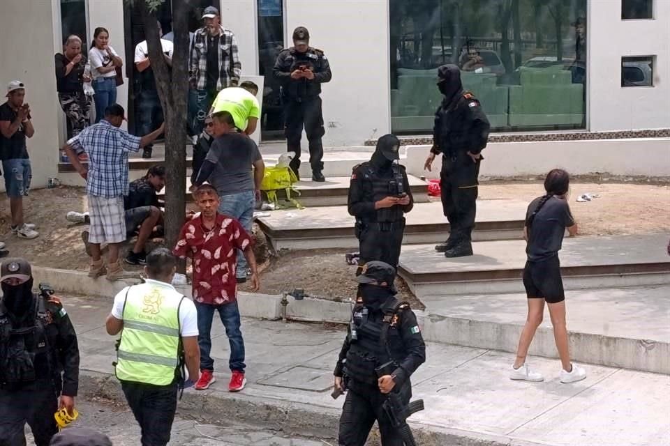 Al sitio acudieron elementos de Fuerza Civil y de la AEI.