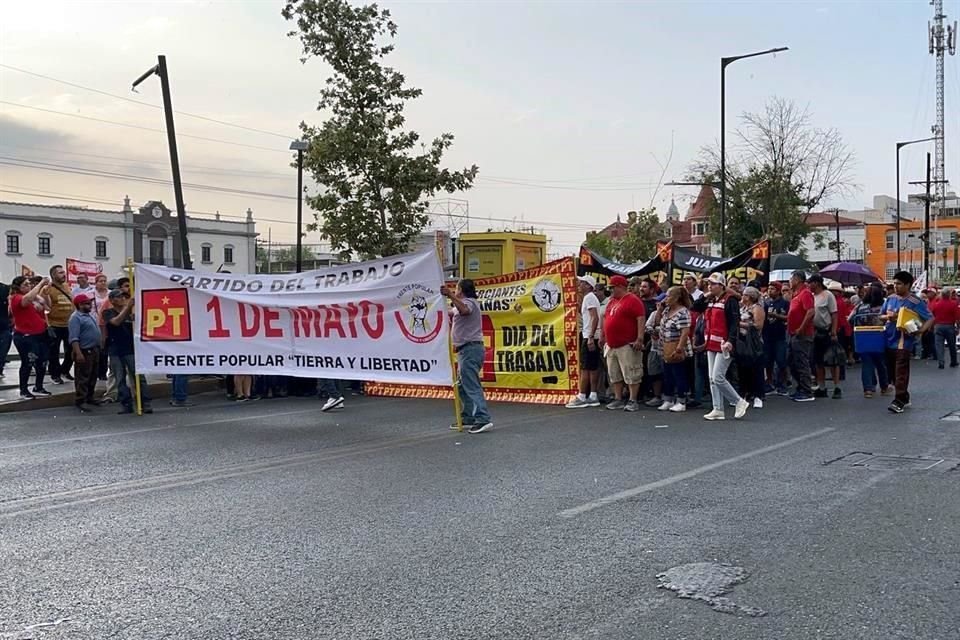 La marcha arrancó a las 18:00 horas desde la Plaza de Colegio Civil.