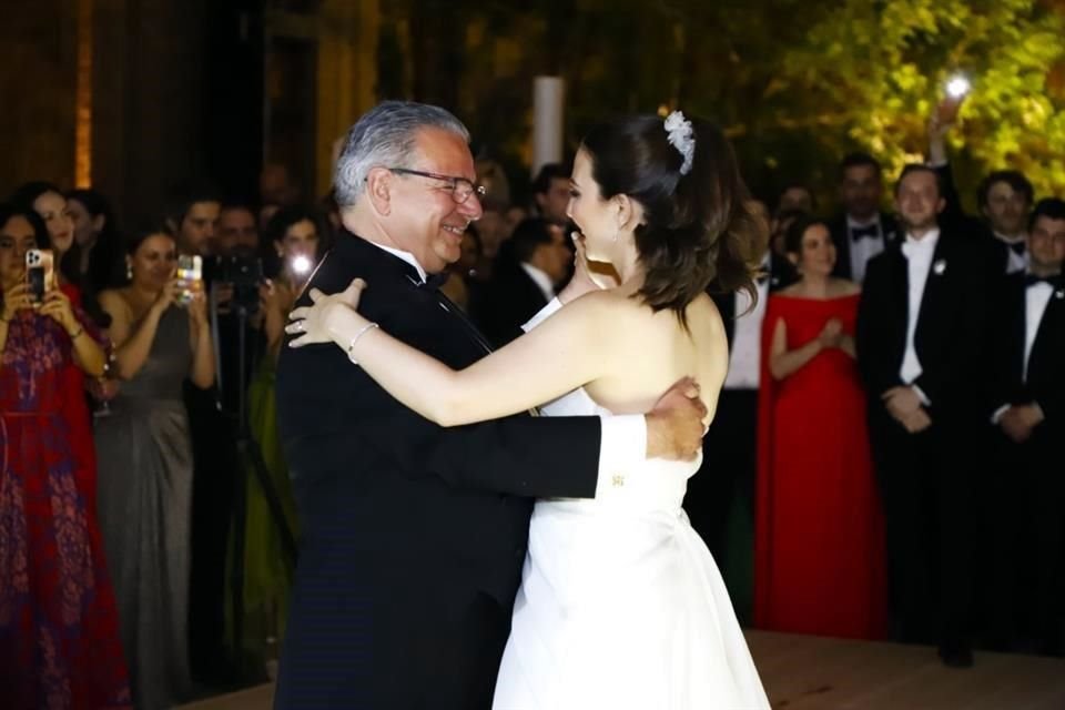 La novia con su papá, Homeri Villarreal Junco