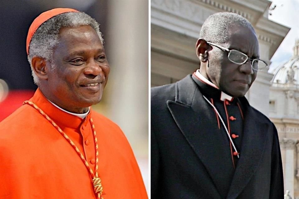 Peter Turkson (Izq.) y Robert Sarah.