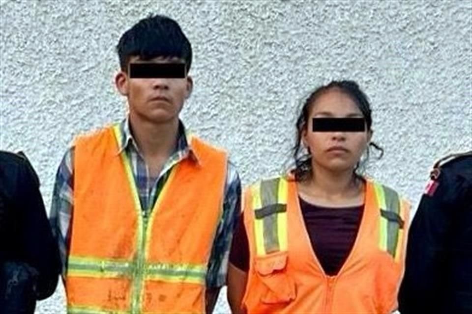 Policías de Fuerza Civil y Municipales efectuaron la captura de Juan, de 22 años, y Kimberly, de 26.